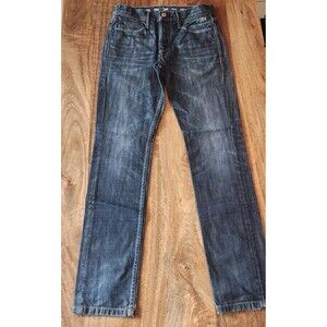 Earnest Sewn Lacoste Kyrre.06 Jeans Mens 29x31 Blue Dark Wash Tapered USA Denim